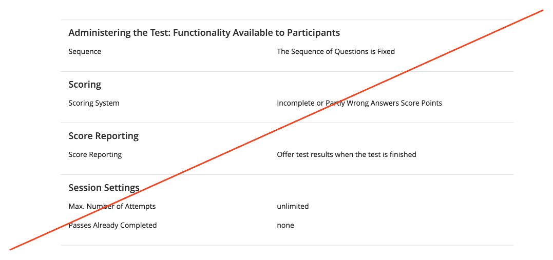 Mockup of the section on the info page, which will be removed